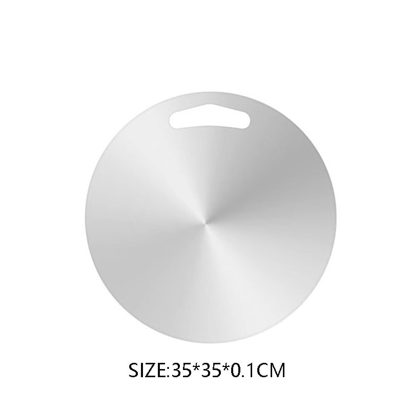 Wholesale gogosourcing Round 35CM 304 Stainless Steel Cutting Board with DDP shipping and customization