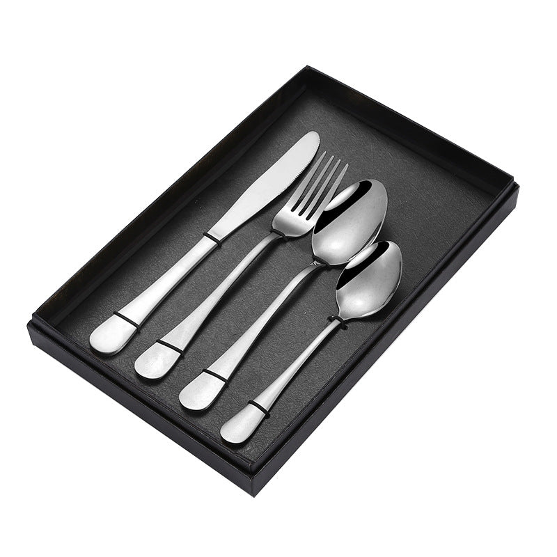 Wholesale gogosourcing Cutlery knife, fork and spoon set Stainless steel cutlery set for 2-8 people with DDP shipping and customization