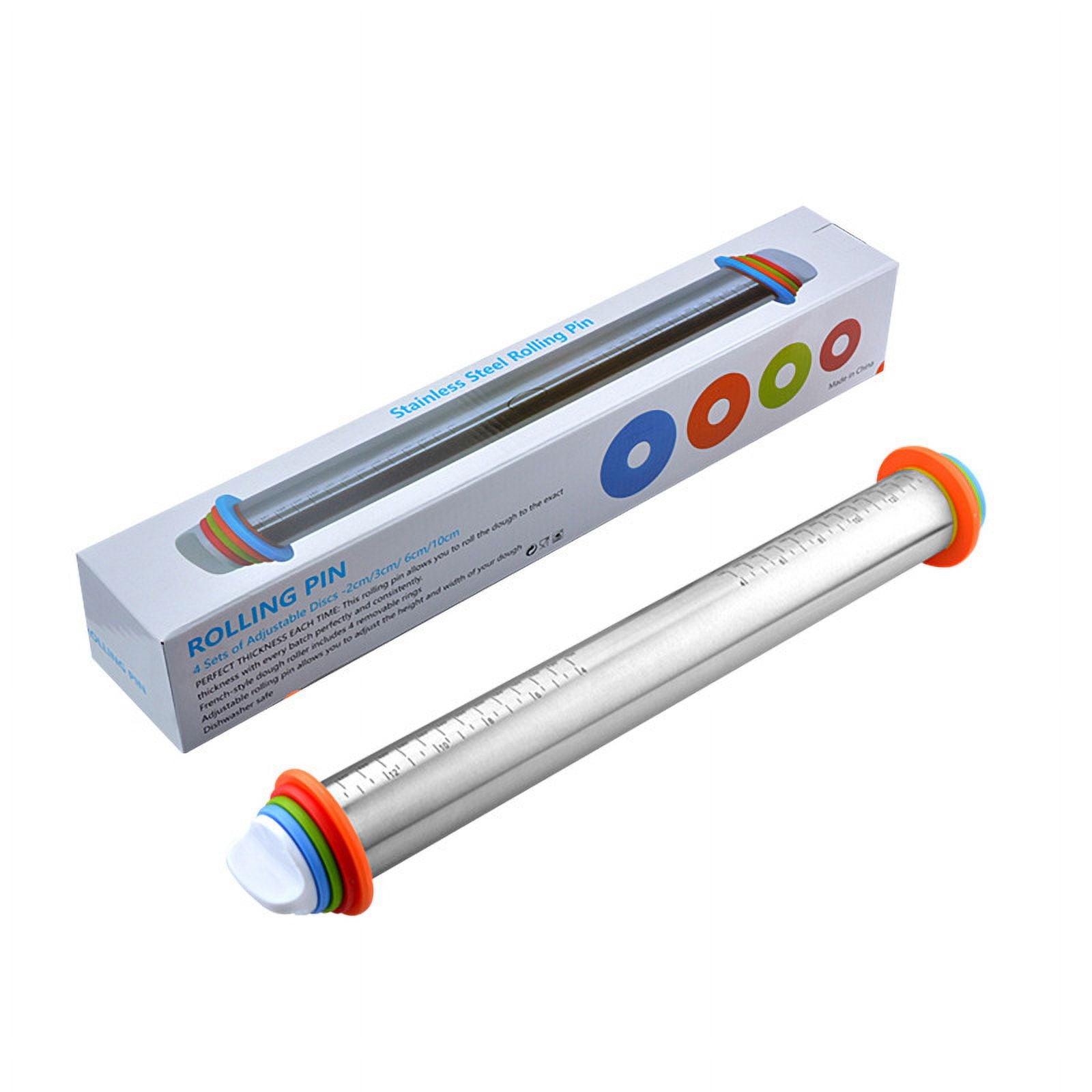 Wholesale gogosourcing Stainless Steel Rolling Pin Dough Kneading Tool with DDP shipping and customization