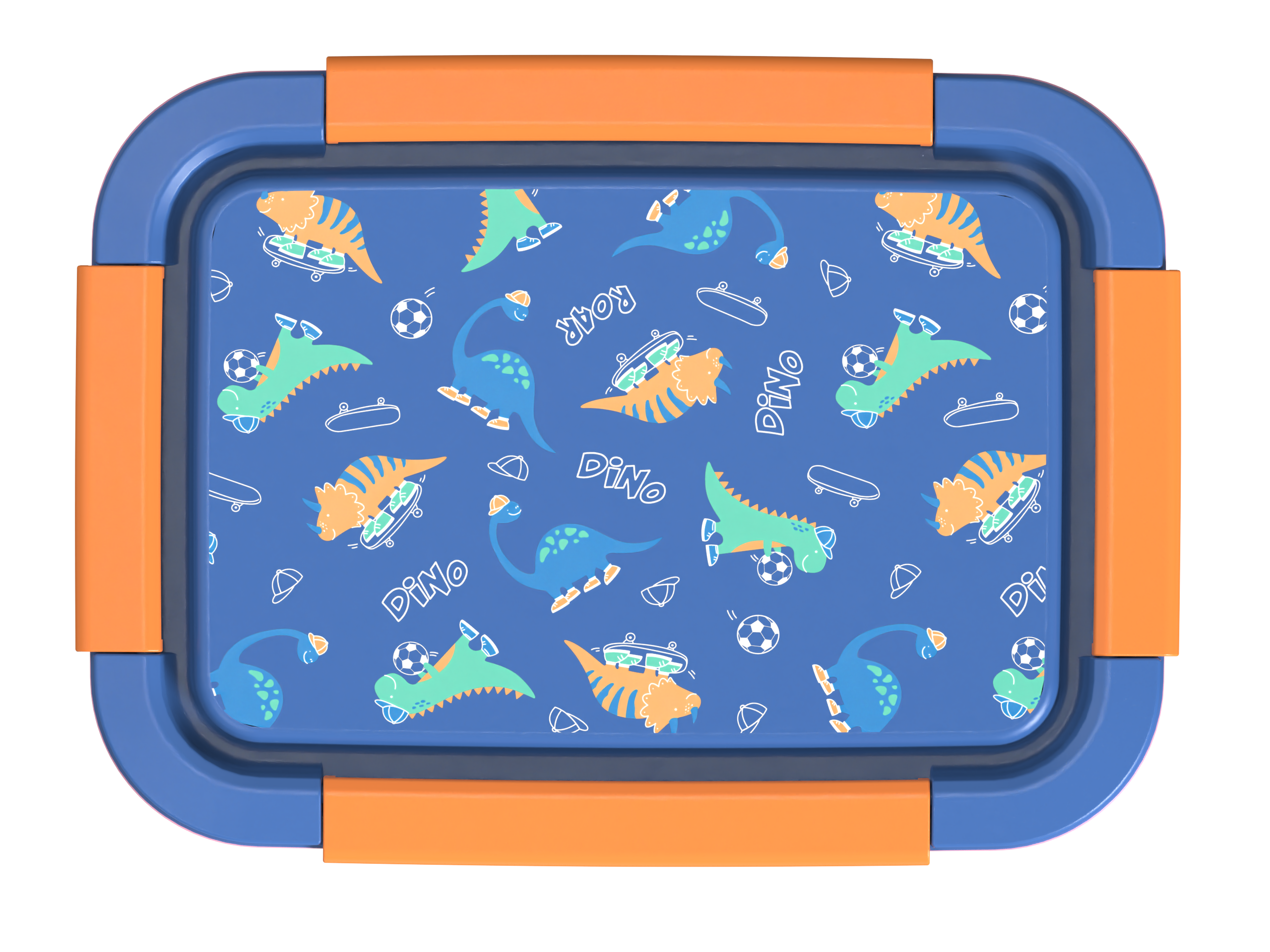 Cute Cartoon Bento Lunch Box for Kids, 1500ml BPA-Free Leak-Proof Food Containers with 3 Compartments, Dishwasher Safe, Back to School Students Lunches Size for Ages 3-6