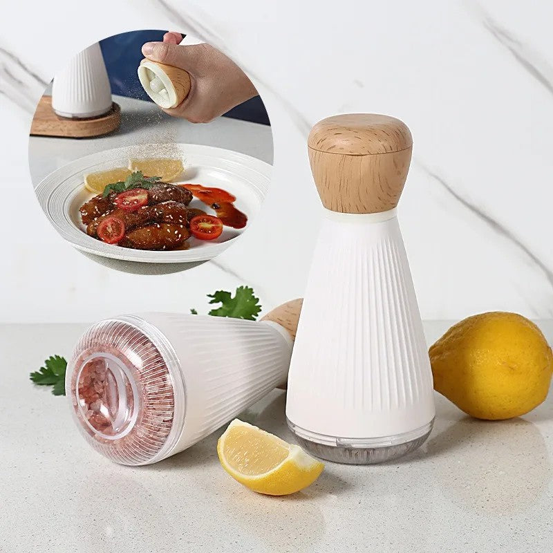 Wholesale gogosourcing Wood Pepper Grinder Kitchen Sea Salt Pepper Manual Grinder with DDP shipping and customization